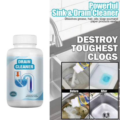 Powerful Drain Blockage & Sink Cleaner Powder